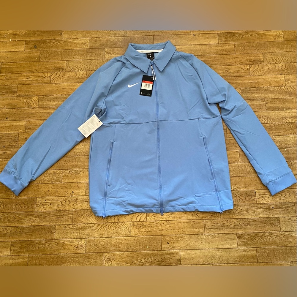Nike Therma Midweight Jacket North Carolina Blue CI4472-448 NWT Men Size L Tag
